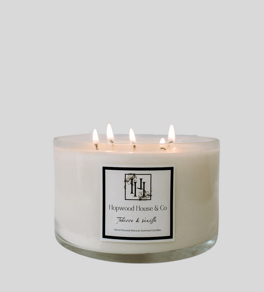 White Sapphire Large 5 Wick Candle