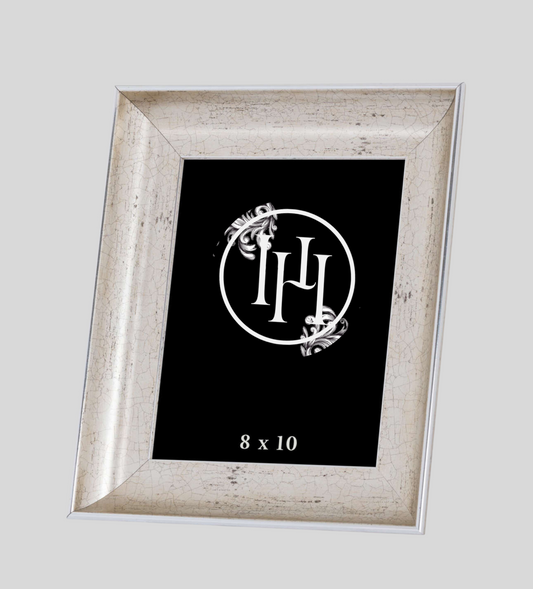 Antique Silver Crackled Effect Photo Frame 8X10